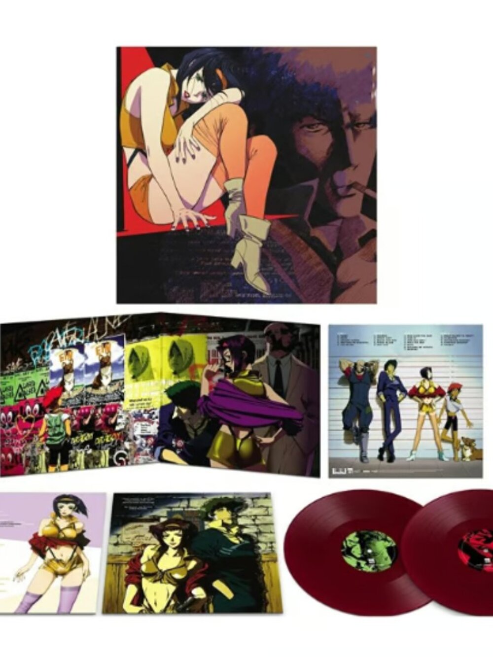 Cowboy Bebop Soundtrack 2-LP ~ Exclusive Colored Vinyl + Poster ~ New/Sealed!